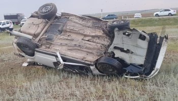 На ставропольской трассе водитель погиб, вылетев в кювет